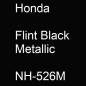 Preview: Honda, Flint Black Metallic, NH-526M.